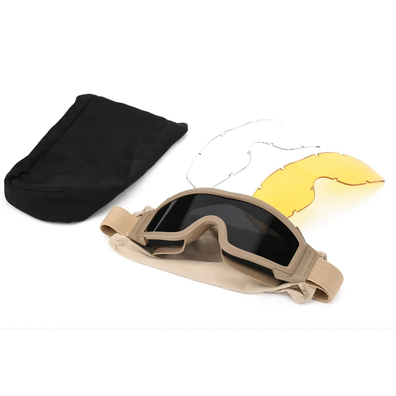 Tactical Ballistic Eyewear – HD Windproof & Dustproof (UM016)