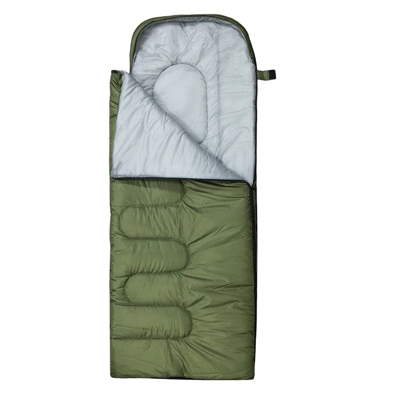 Yakeda Sleeping Bag 3kg Mummy Green Color Keep Warm -30 Degree Waterproof Outdoor Camping Tactical Gear Sleeping Bags