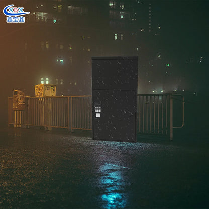 Smart Parcel Delivery Box Letterbox Metal Outdoor Mailboxes Apartment for Residential Houses Free Standing Free
