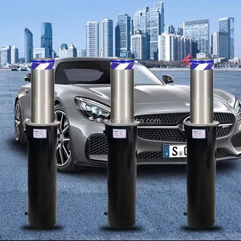 304 Stainless Steel Automatic Hydraulic Rising Bollard for Safety Barrier Parking Lifting Column Retractable Column Bollards