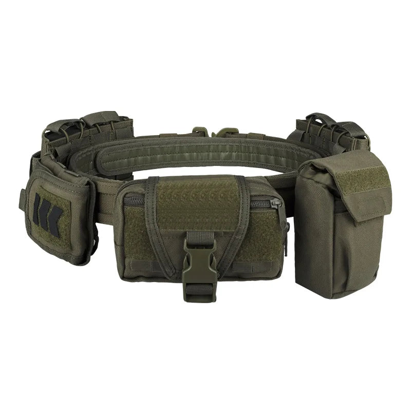 SIVI Multi Function Camo 6 Pcs Set Security Belt Combat Camouflage Molle Utility Duty Tactical Belt
