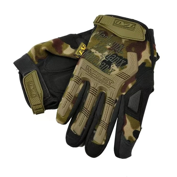 Tactische semi-volledige vingerhandschoenen van nylon met touchscreen, antislip, naalddetectie, voor winter, speciaal voor de militaire eenheden.