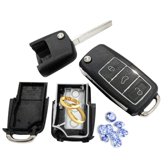 Key Diversion Safe Hidden Secret Compartment Stash Box Discreet Decoy Car Key Fob to Hide and Store Money