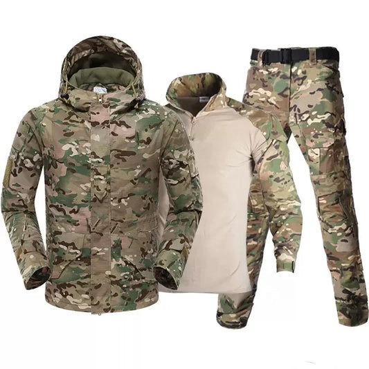 Camouflage Tactical Fleece Set