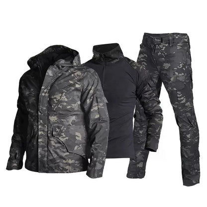 Camouflage Tactical Fleece Set
