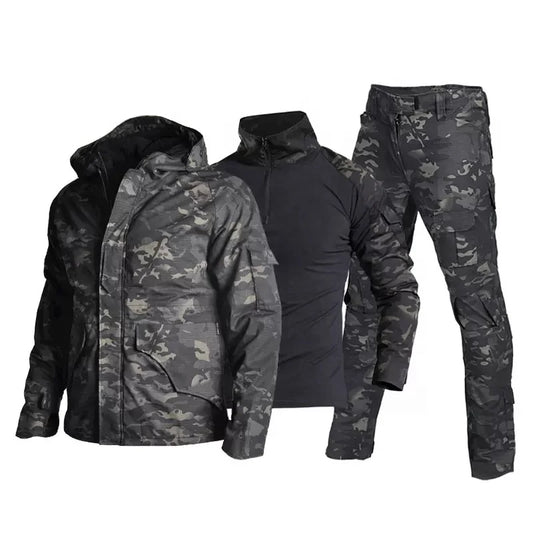 Camouflage Tactical Fleece Set