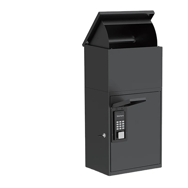 Smart Parcel Delivery Box Letterbox Metal Outdoor Mailboxes Apartment for Residential Houses Free Standing Free