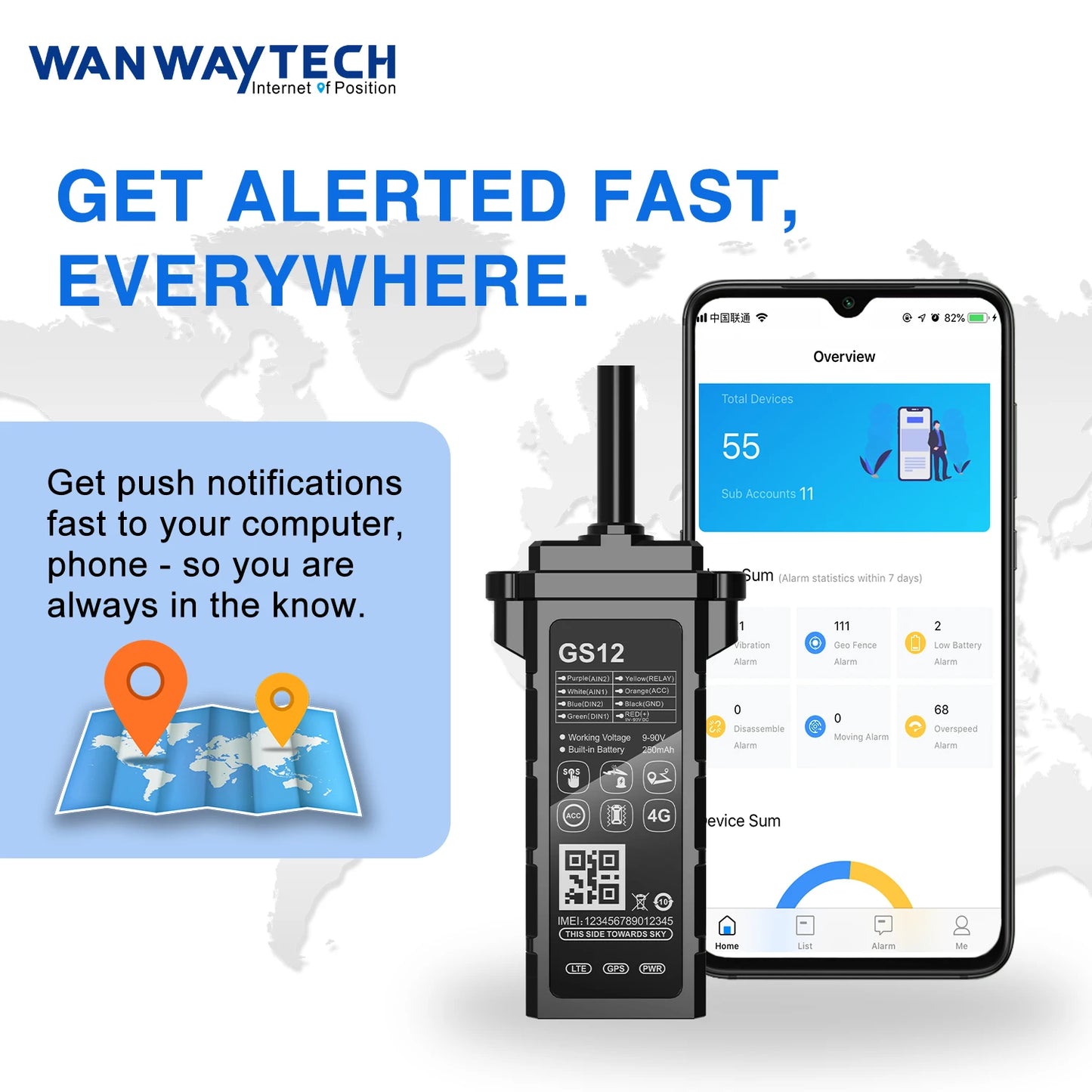 ESIM 4G Battery Gps tracker Vehicle Fleet Management Software Car Gps Trackers Tracking Device