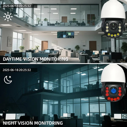 4k Hoge-Zoom WiFi PTZ 360 IP-Camera 20× Optisch