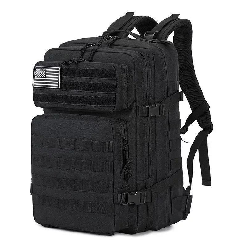 Hete Aanbieding Grote Capaciteit Waterdichte Externe Frame Tactische Rugzak met Rits Sluiting Camo Molle 900D voor Buitenreizen