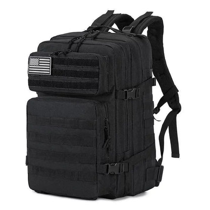 Hete Aanbieding Grote Capaciteit Waterdichte Externe Frame Tactische Rugzak met Rits Sluiting Camo Molle 900D voor Buitenreizen