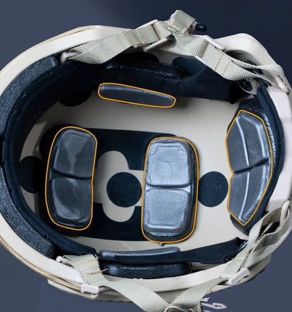 Upgraded Adjustable Straps Protective Combat Helmet New FAST Fiberglass Tactical Helmet