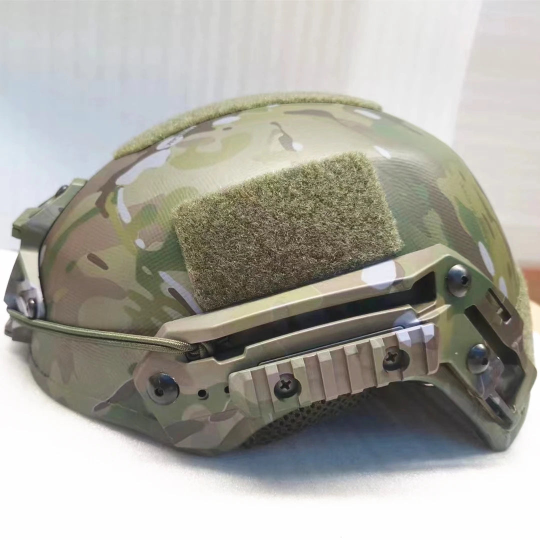 Tactical Wendy Helmet Gear Safety UHMWPE Wendy Helmet With  High Quality Green Aramid Wendy Helmet With 3.0 Rails