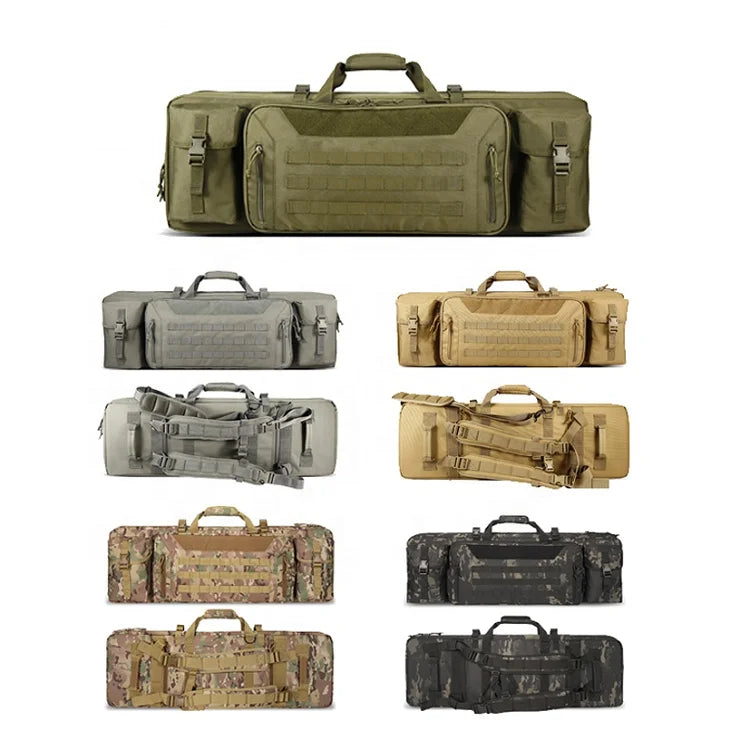 YAKEDA 36" Case Tactical Bag Range Large Bag Waterproof Storage Fishing Bag Soft Double Tactical Backpack Handbag