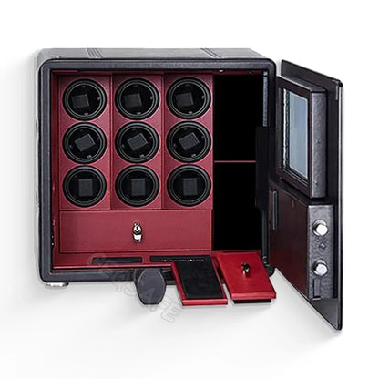 CEQSAFE Luxury 6 Automatic Watches Japan Box Safety Jewelry Parts Watch Winder Safe