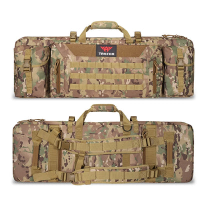 YAKEDA 36" Case Tactical Bag Range Large Bag Waterproof Storage Fishing Bag Soft Double Tactical Backpack Handbag