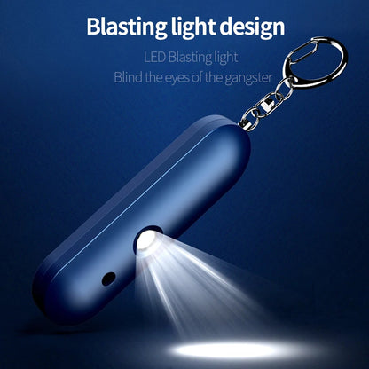 Shenzhen Custom Factory 130Db Loudest Siren Self Defense Alarm Elderly Kids Women Panic Emergency Personal Safety Keychain Alarm