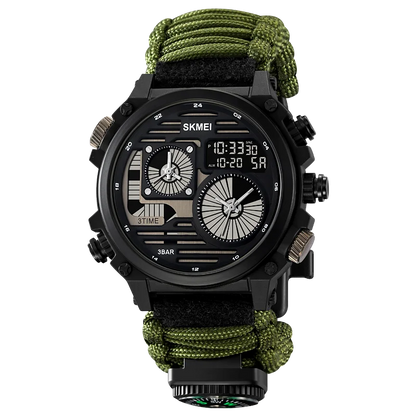 SKMEI 2202 New Durable Hiking Watches Digital for Outdoor Exercise with Compass Strap