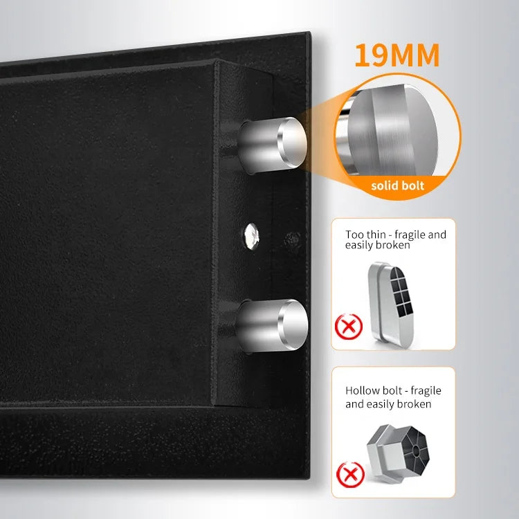 CEQSAFE Safety Box Safe Security Hotel Safe Money Cash Security Lock Box