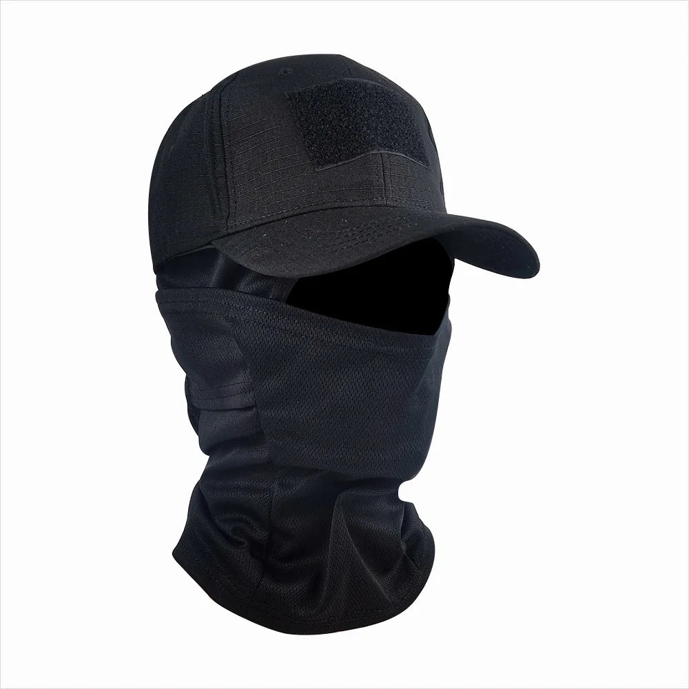 Tactical Camouflage Cap & Neck Gaiter Waterproof set