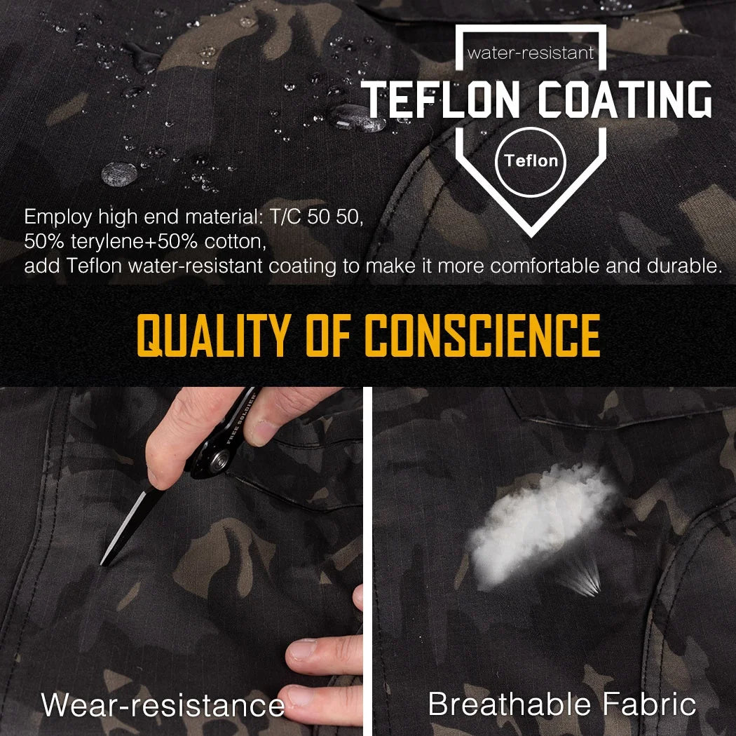 Assault Camo Gen3 Tactical Jacket IDOGEAR