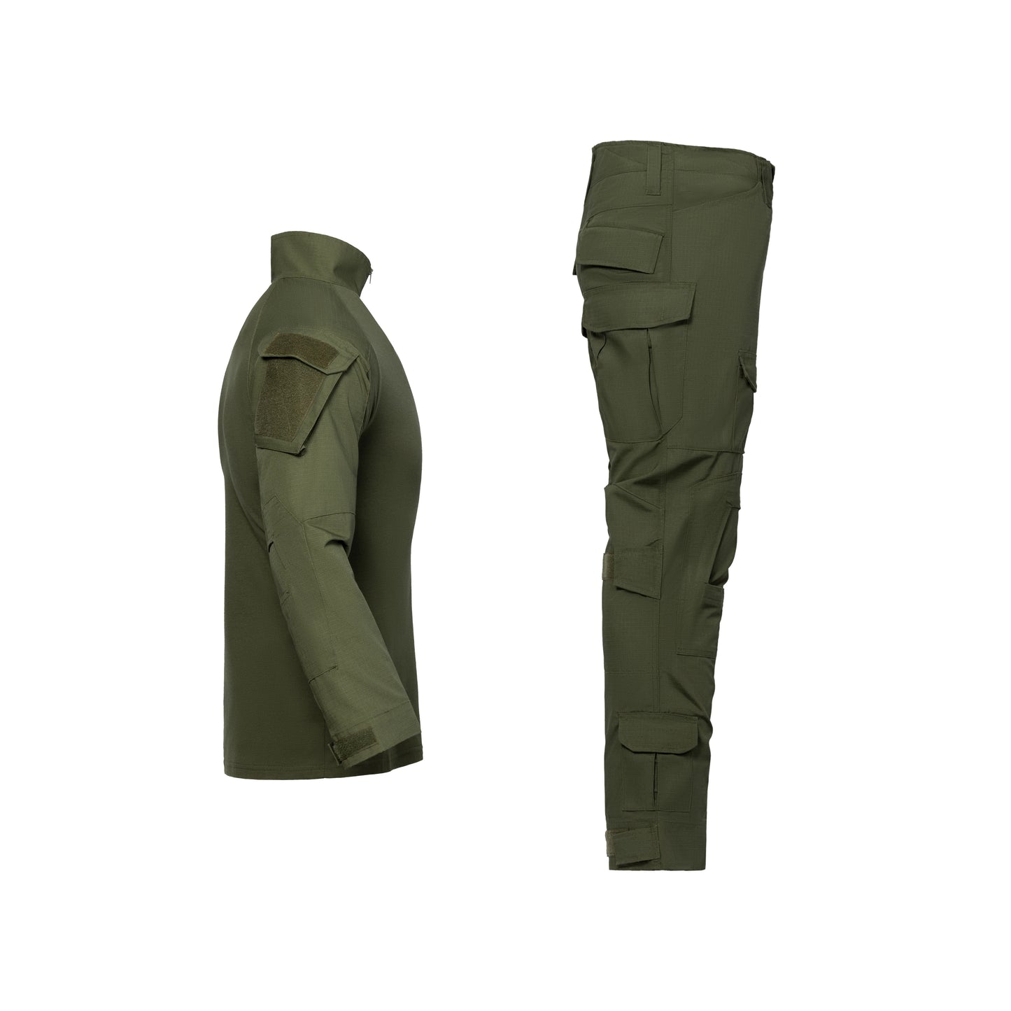 In Stock Tactical Combat Uniform Shirt and Pants with Elbow and Knee Pads Tactical Gear TC6535 Camouflage Colors