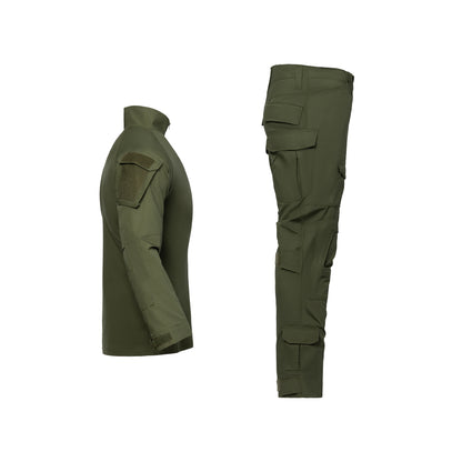 In Stock Tactical Combat Uniform Shirt and Pants with Elbow and Knee Pads Tactical Gear TC6535 Camouflage Colors