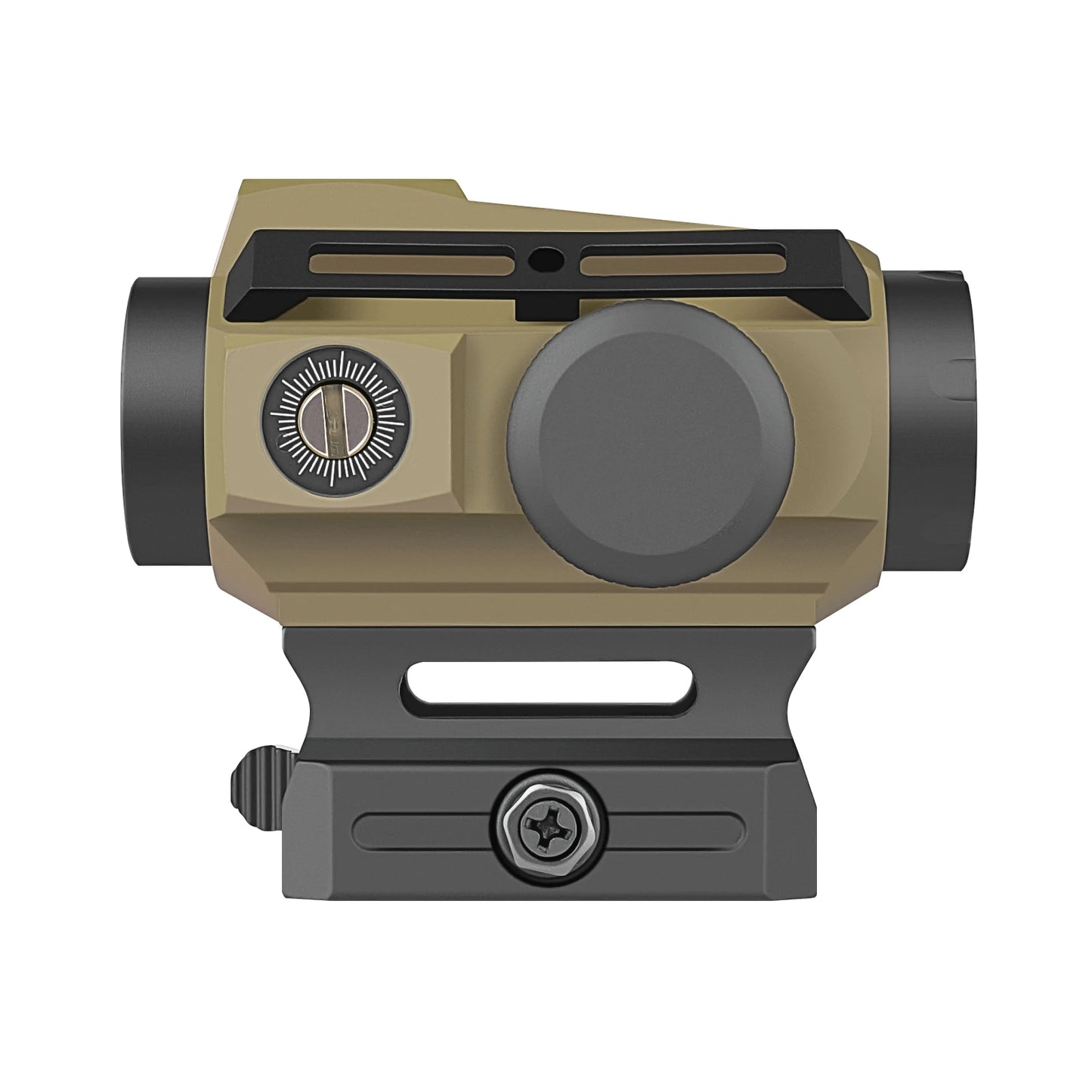 SPINA OPTICS 1x20 Solar Energy Waterproof FDE Red Dot Sight Scope