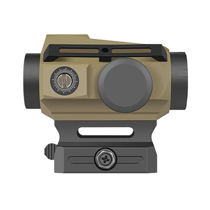 SPINA OPTICS 1x20 Solar Energy Waterproof FDE Red Dot Sight Scope