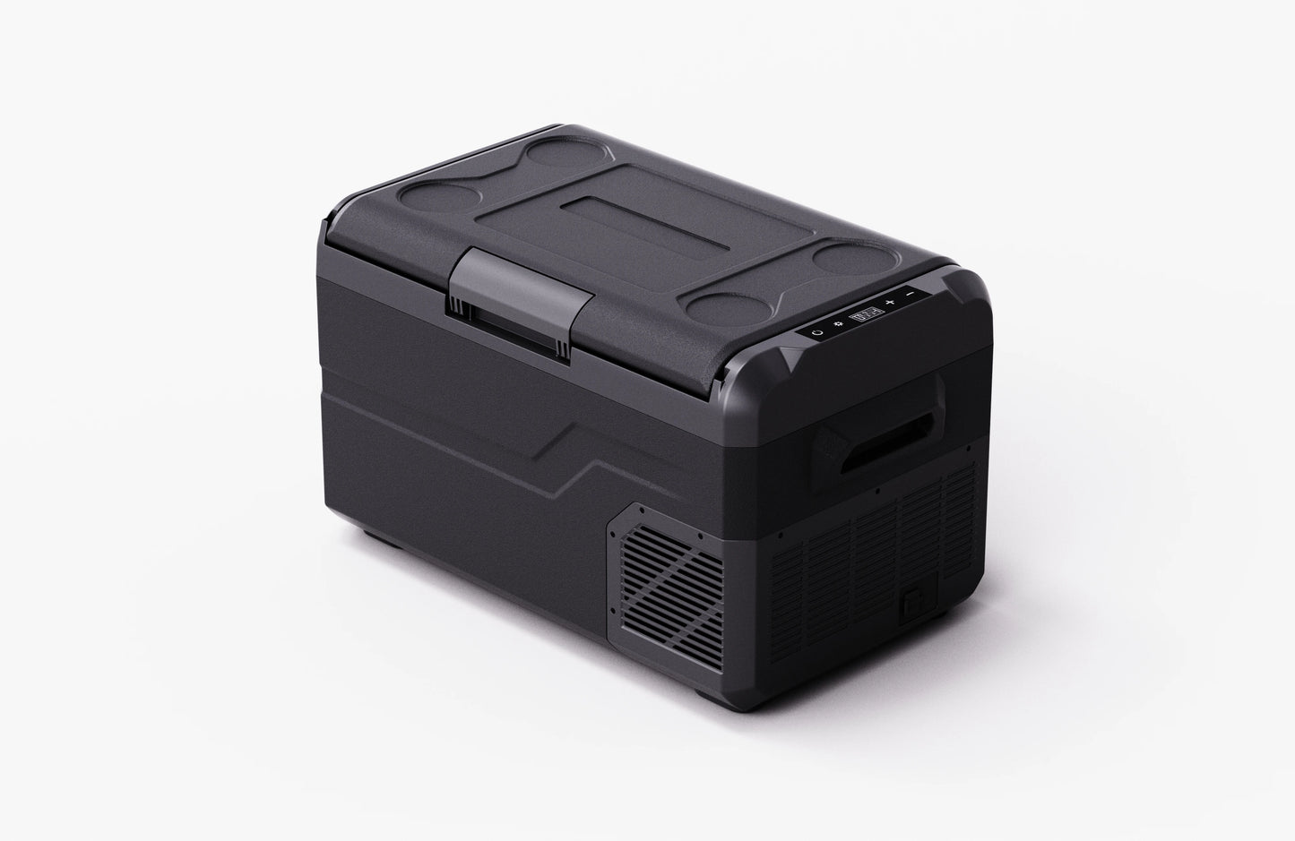 Safebond Portable 30L Compressor Car Refrigerator 12V 24V Small Freezer with Armrest Safe Cold Storage for Cars