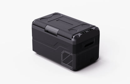 Safebond Portable 30L Compressor Car Refrigerator 12V 24V Small Freezer with Armrest Safe Cold Storage for Cars