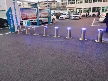 ACS AUTO  Automatic Hydraulic Bollard, Perfect Solution for Parking Lot Entrance and Exit, and Residential Traffic Management