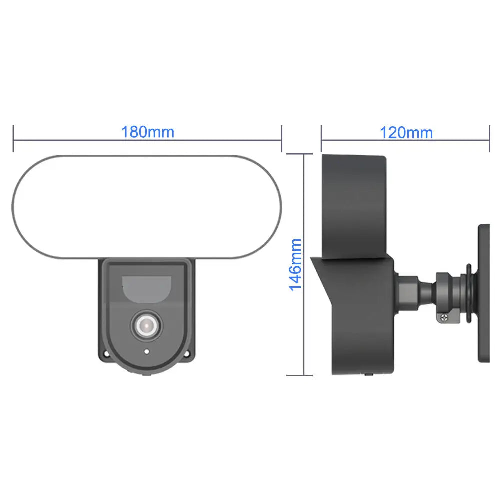 Buitenbeveiliging met LED-Spot Mini Floodlight WiFi Camera 3MP