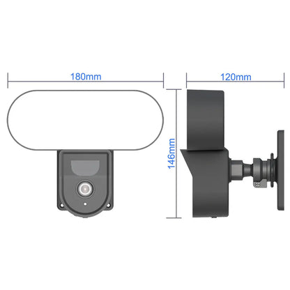 Buitenbeveiliging met LED-Spot Mini Floodlight WiFi Camera 3MP