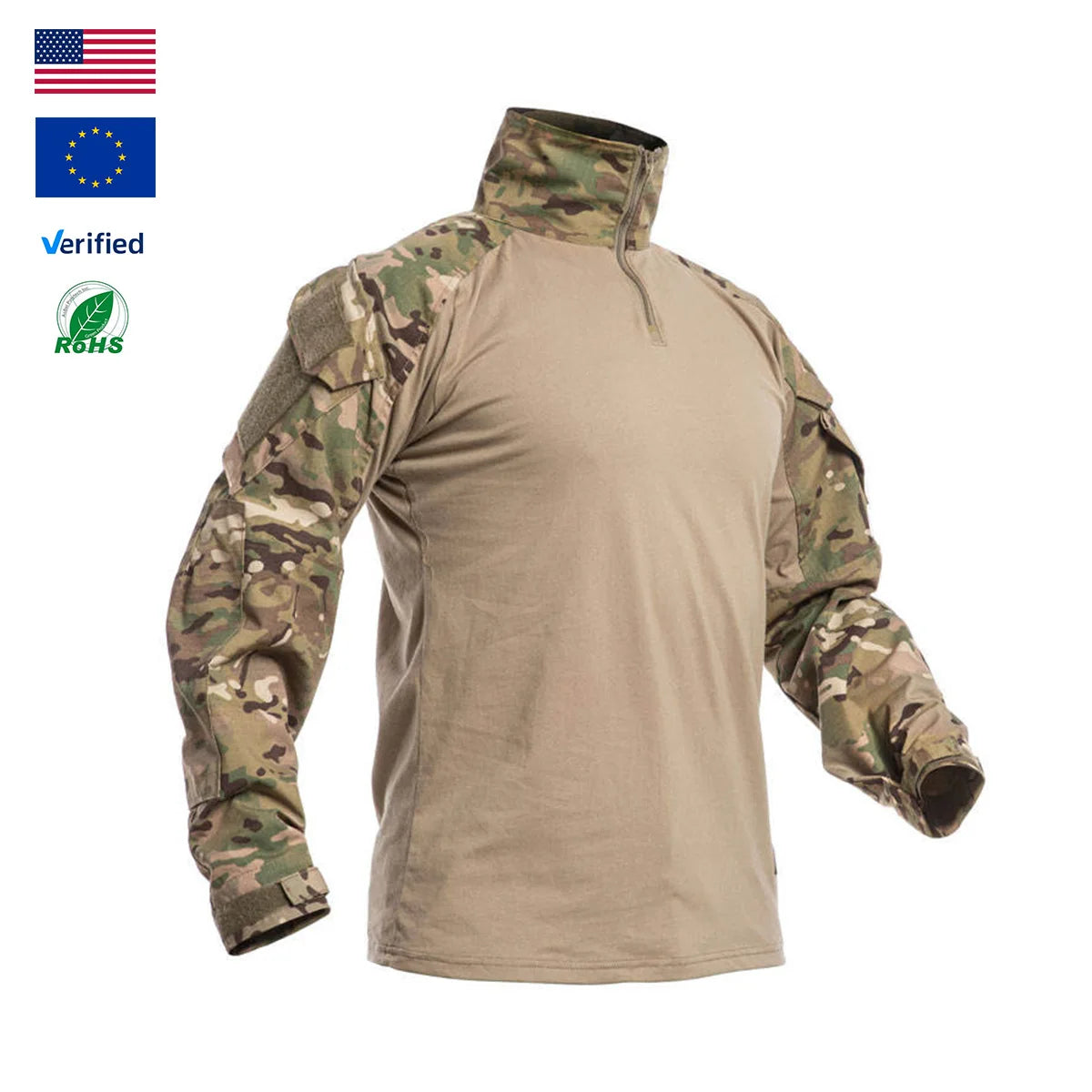Ptg Heren Tactisch Gevechtsshirt Crye Precisie Stijl T-Shirt Voor Tactisch