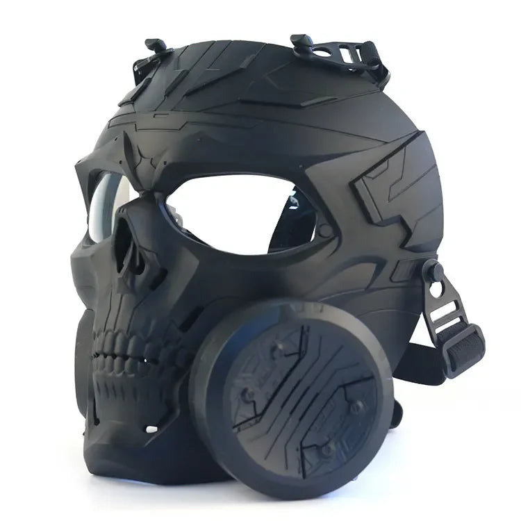 Durable Tactical Full Face Mask – Paintball & Airsoft Protection (ZL5)