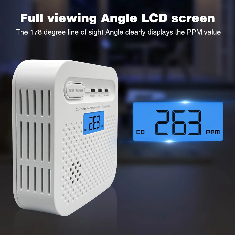 Smart WiFi Koolmonoxidemelder EN50291 & 10-Jaar Batterij