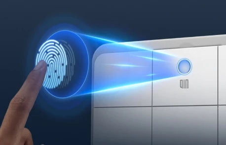 Small Portable Fingerprint Lock Home Drawer Safe Box Biometric Steel Storage Box Valuables Wardrobe Safe Deposit Box