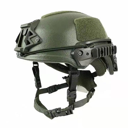 Tactical Wendy Helmet Gear Safety UHMWPE Wendy Helmet With  High Quality Green Aramid Wendy Helmet With 3.0 Rails