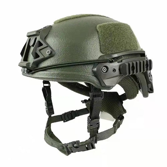 Tactical Wendy Helmet Gear Safety UHMWPE Wendy Helmet With  High Quality Green Aramid Wendy Helmet With 3.0 Rails