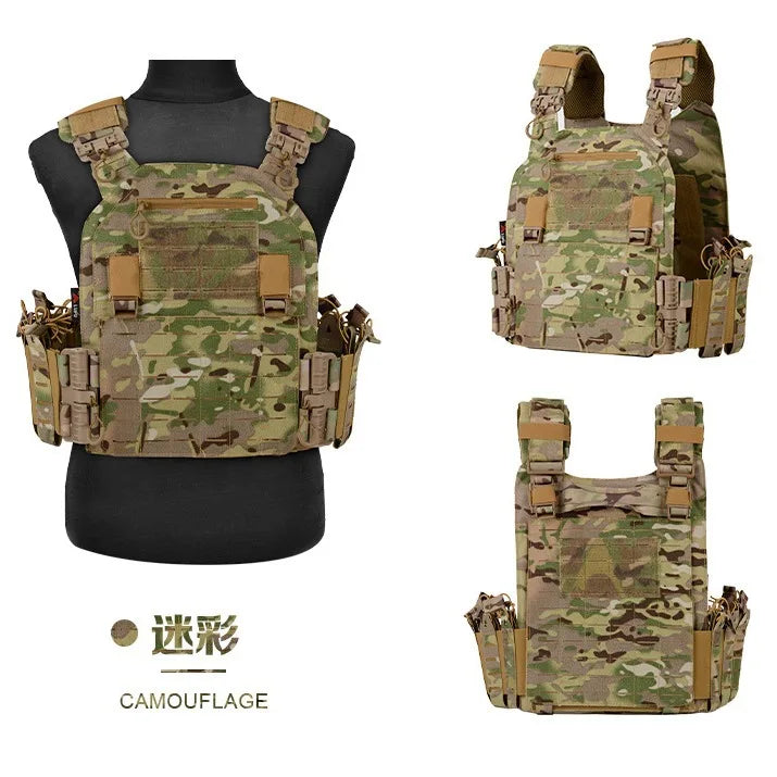 Quick-Release Multifunctional Breathable Nylon Cloth Tactical Vest Outdoor Training Vest