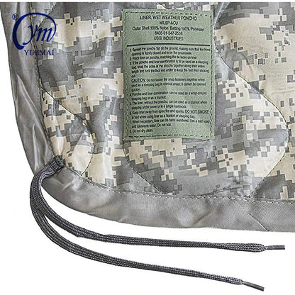 2024 New Extreme Warm Tactical Survival Blanket Double Side Camo USMC Woobie/Poncho Liner