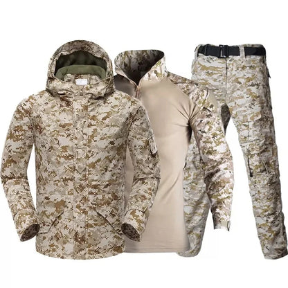 Camouflage Tactical Fleece Set