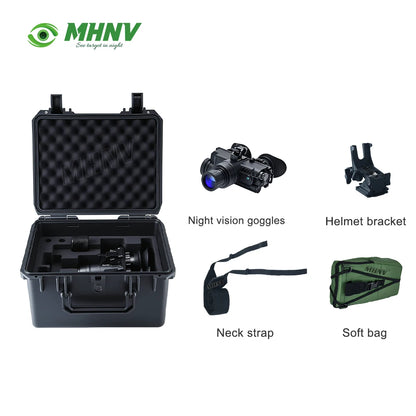 MHNV NNVT Gen 2+ Gen3 1400+ FOM White Green Phosphor Manual Gain 18mm Image Intensifier Tube Night Vision Goggles NVG PVS-7