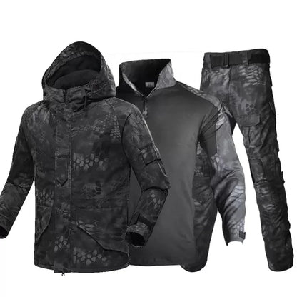Camouflage Tactical Fleece Set