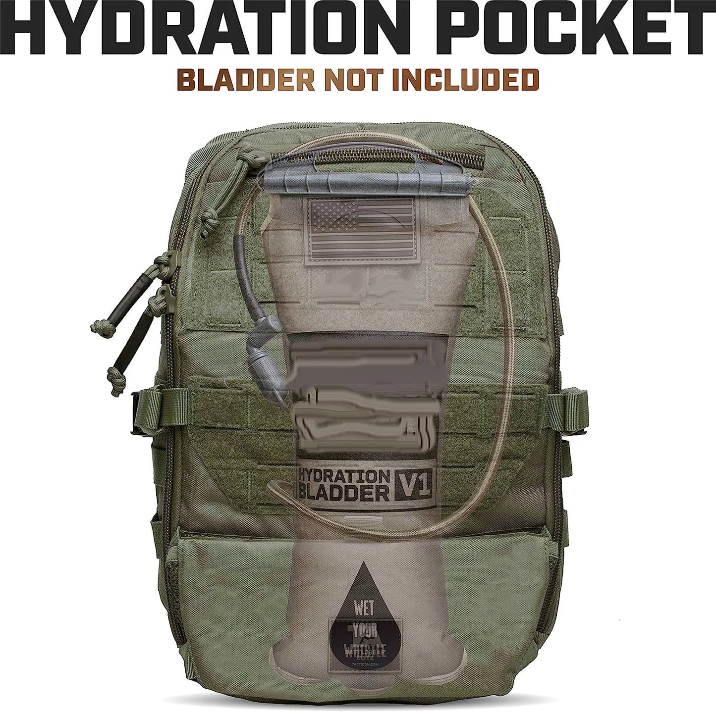 ISO9001 Certificate Factory OEM Custom logo Quick Release Nylon Elite Training Gear Harness Mounted Tactical Backpack