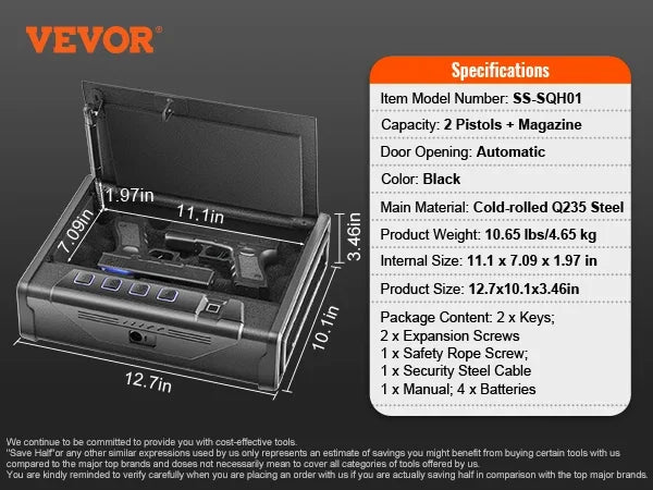 Advanced Biometric Gun Safe