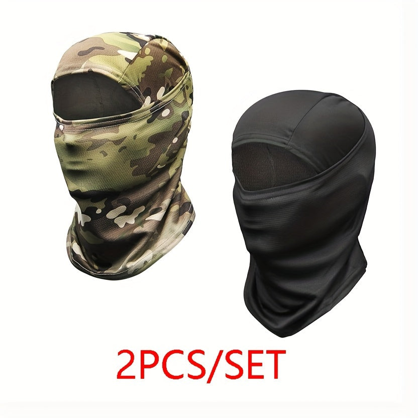 2/3 stuks Camouflage Balaclava Hoofddeksel Set voor Mannen en Vrouwen
